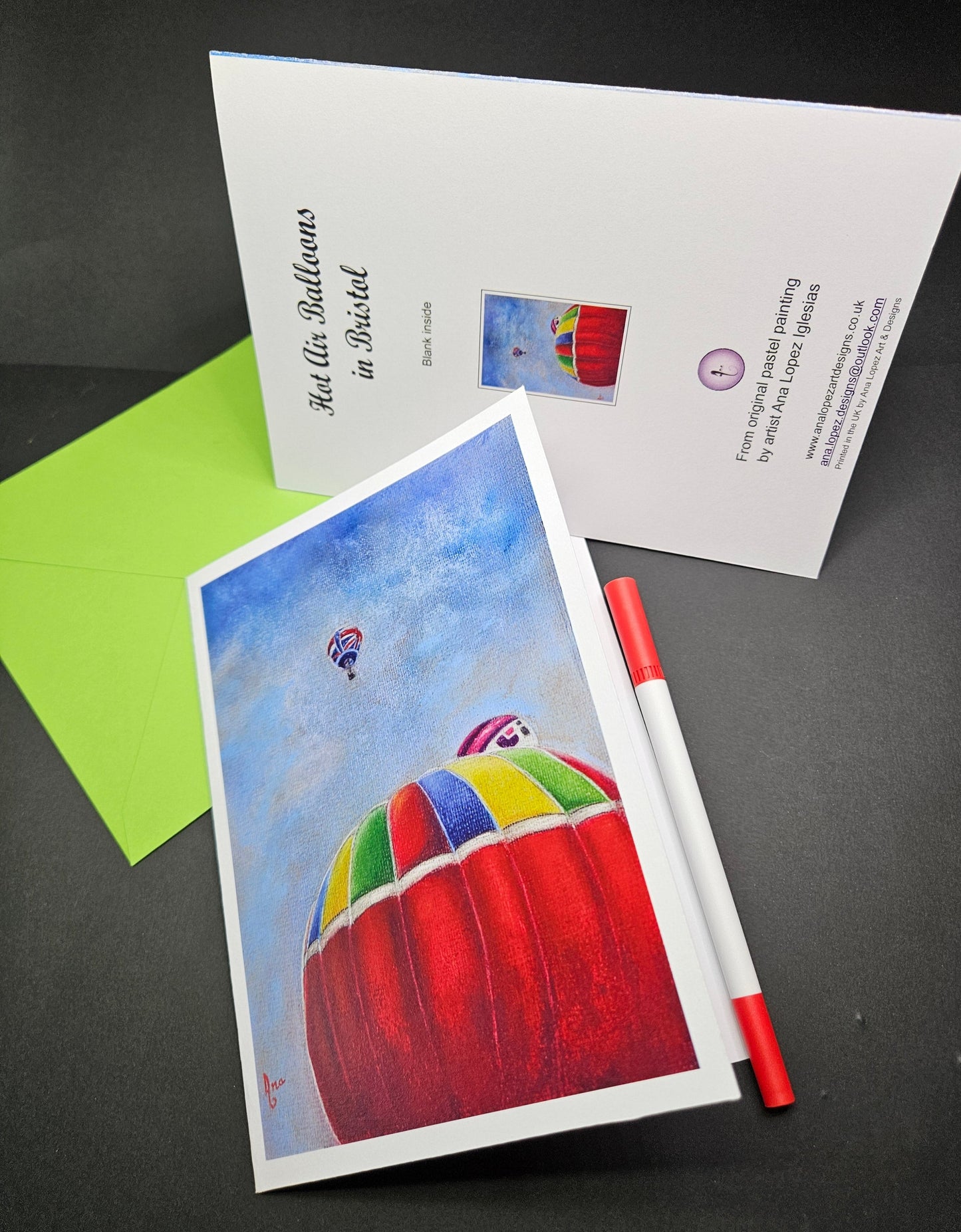 Greeting Cards - Hot Air Balloons in Bristol