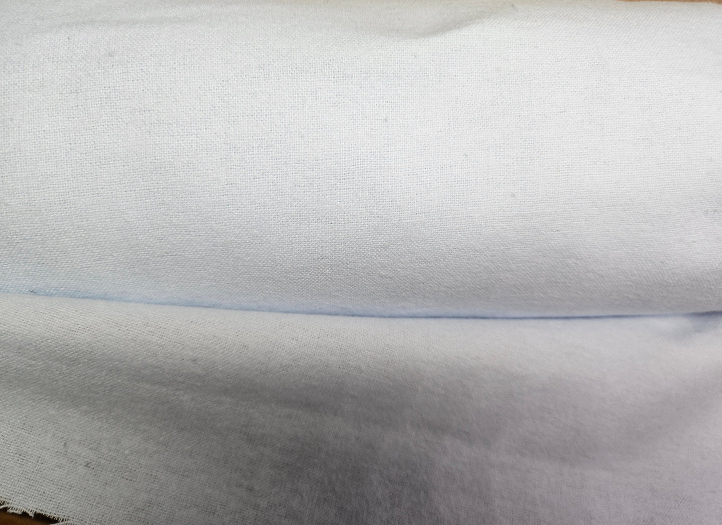 Pale Blue Plain Winceyette / Flannel / Brushed Cotton in Sky Blue Colour - 100% Cotton.