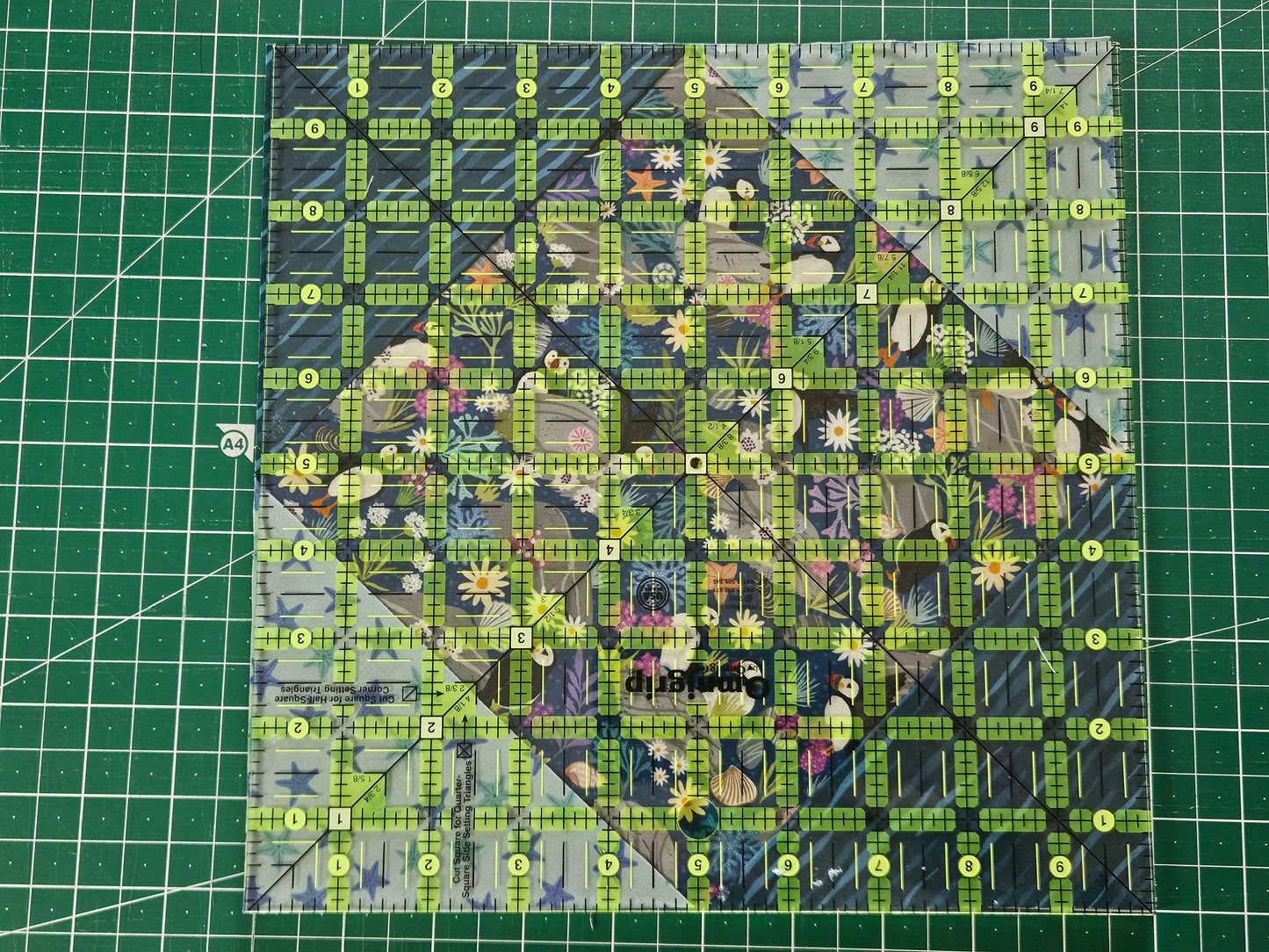 Quilt Top Kit for Patchwork & Quilting featuring the Puffin Rock collection by Lewis & Irene