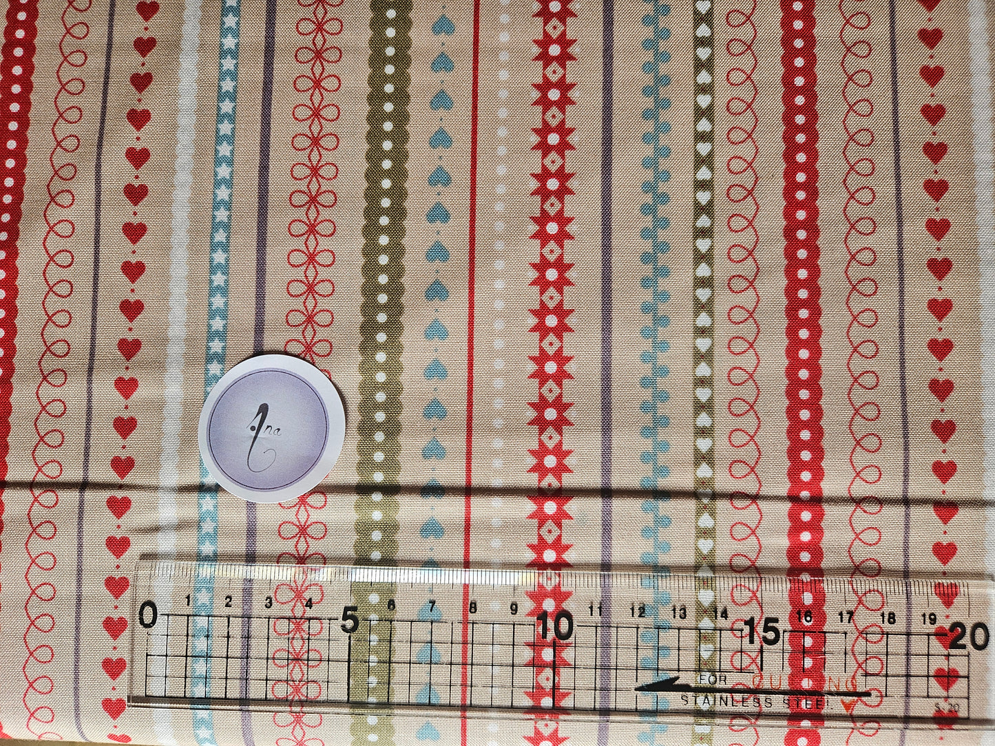 Gingerbread Season Table Runner Kit 2 designed by Sally Ablett - Lewis & Irene Size 16" x 34