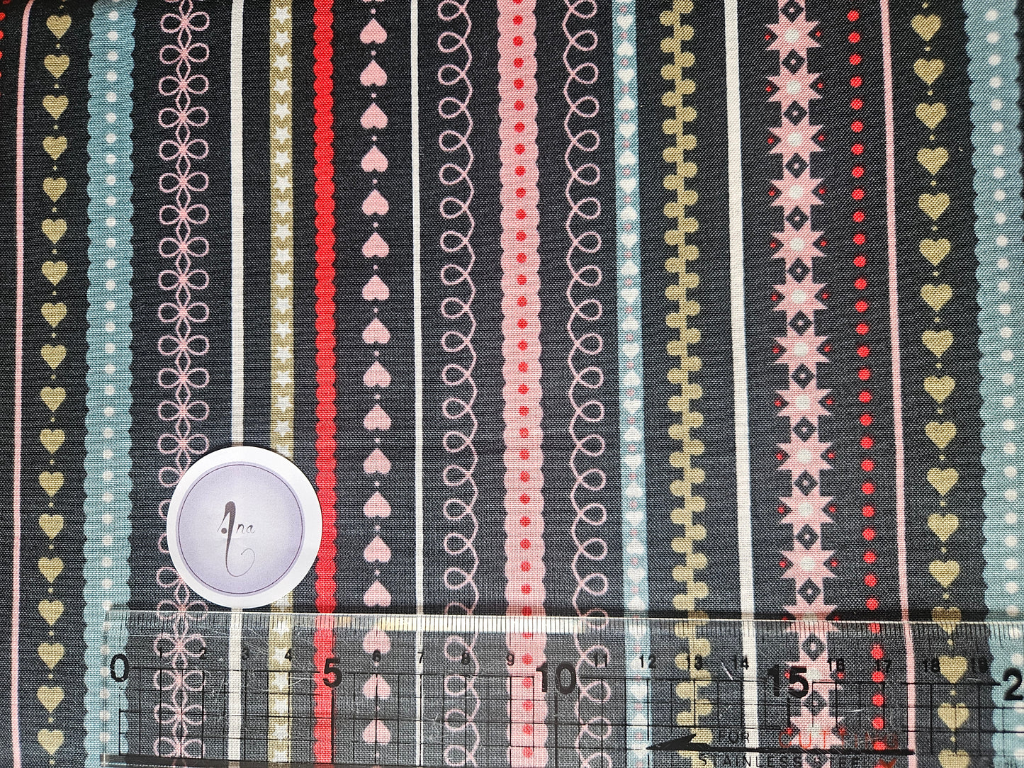 Gingerbread Season Table Runner Kit 2 designed by Sally Ablett - Lewis & Irene Size 16" x 34
