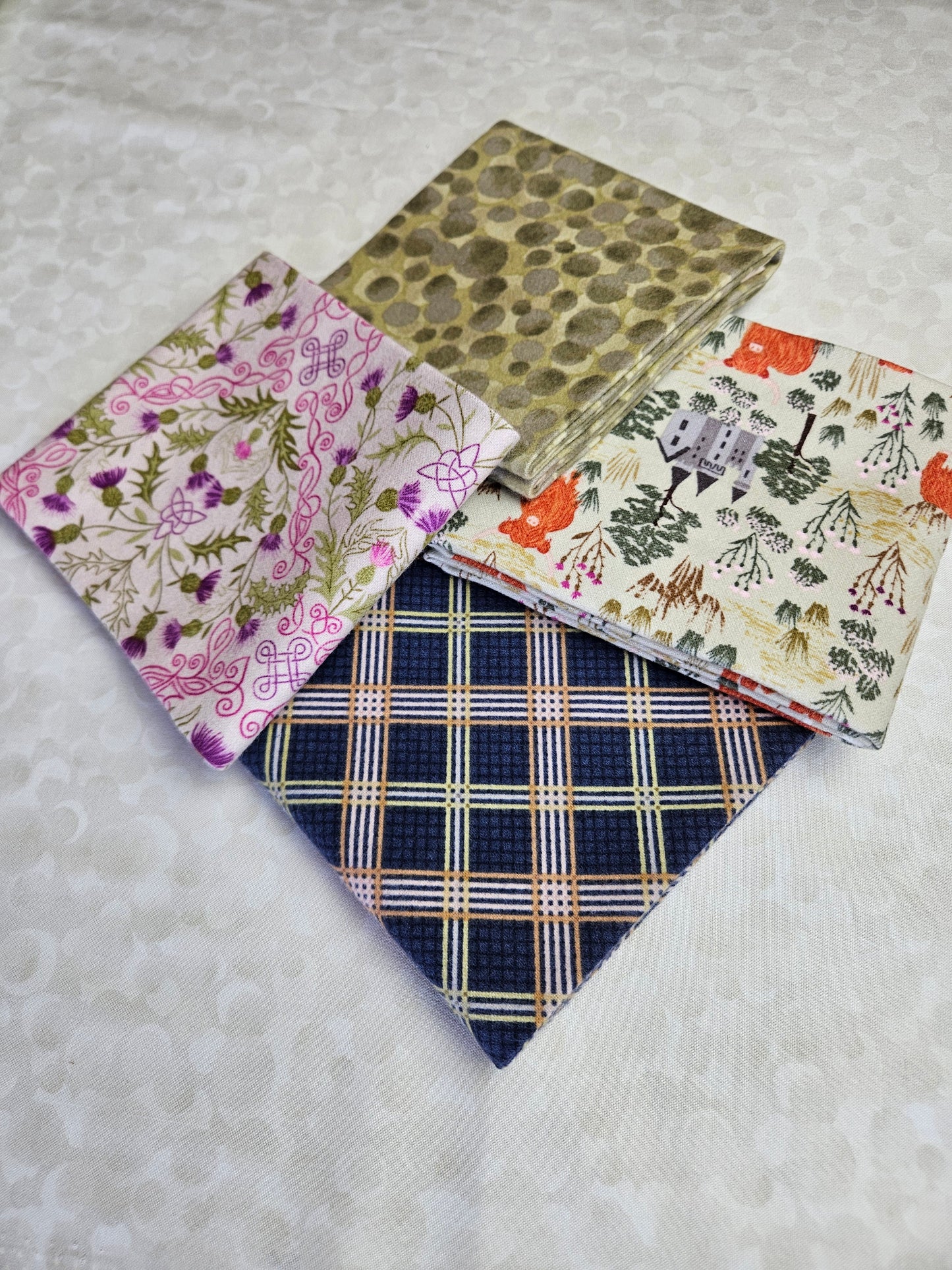 Fat Quarter Bundle Option B - Loch Lewis Flannel by Length & Fat Quarters - by Lewis & Irene