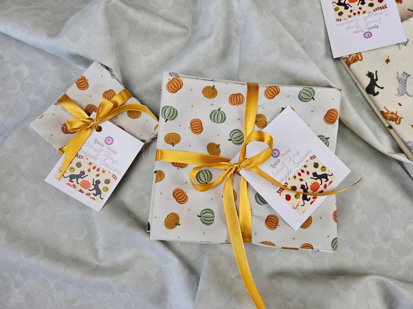 Small Things - Snuggle Season - Fat Quarter Bundles by Lewis & Irene - by Length & Fat Quarters