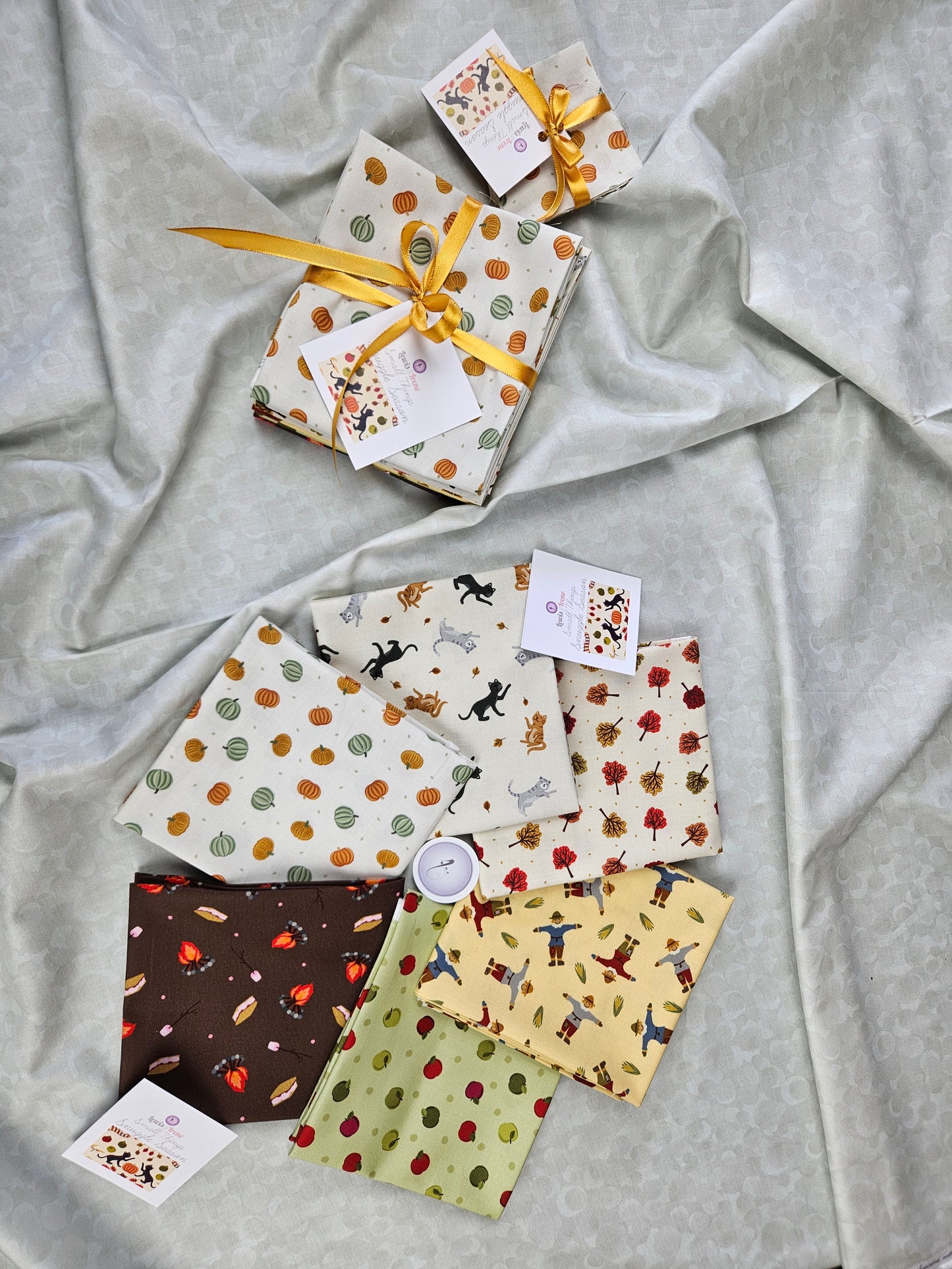 Small Things - Snuggle Season - Fat Quarter Bundles by Lewis & Irene - by Length & Fat Quarters