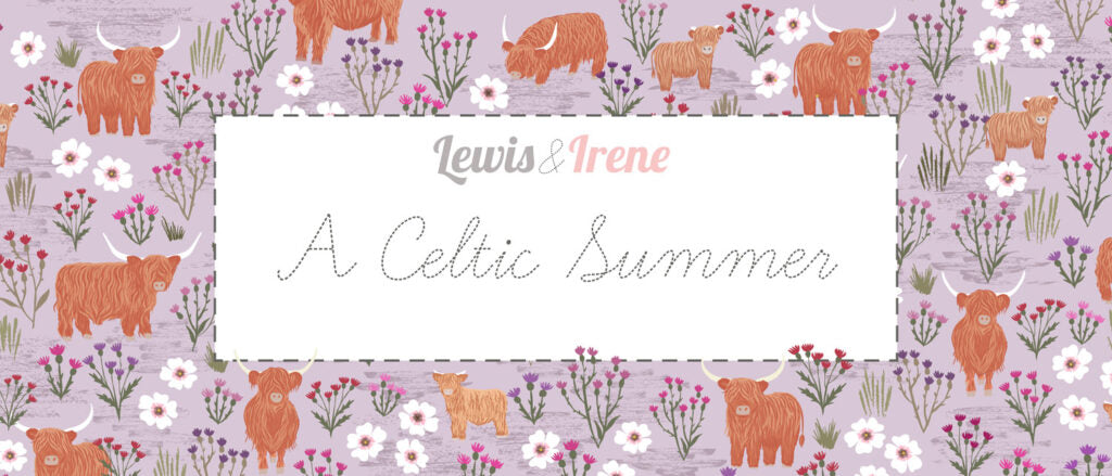 A Celtic Summer Summer - Fabrics collection by Lewis Irene - Per Length & Fat Quarters