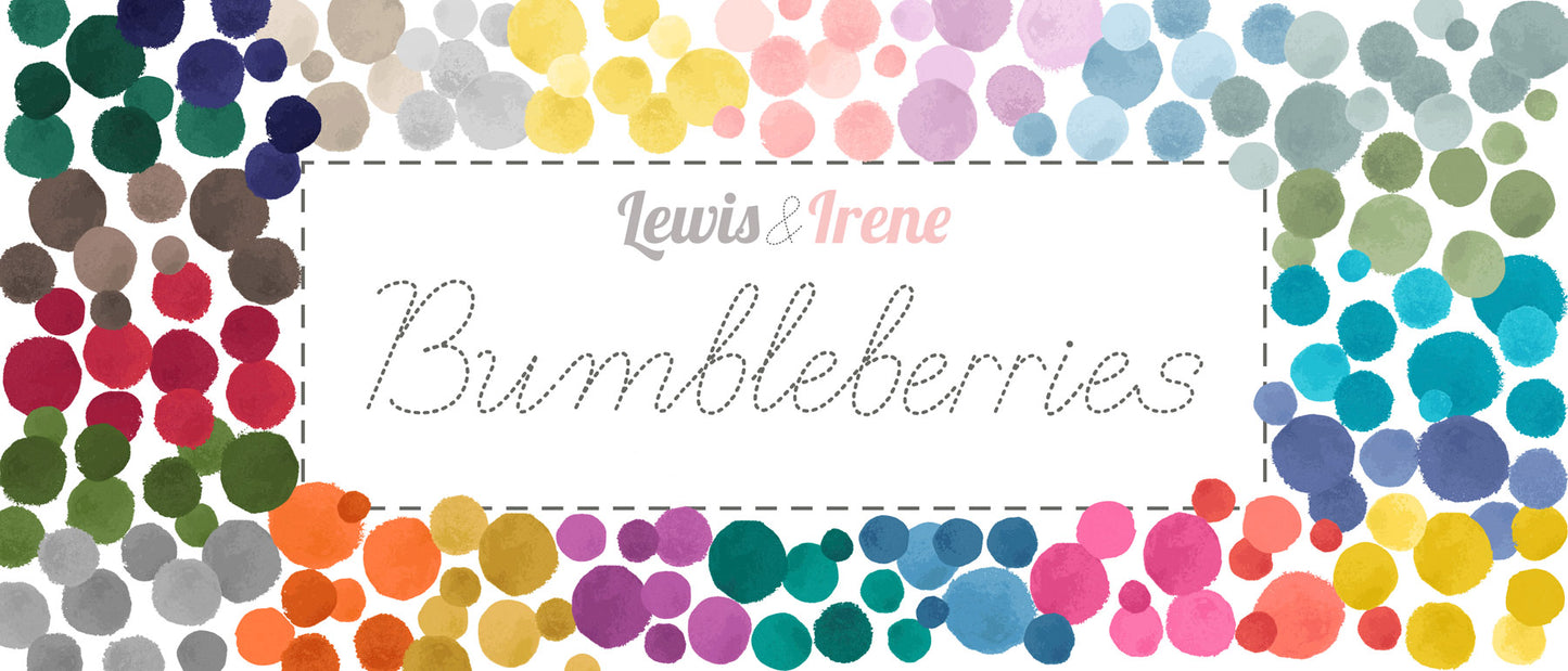 Aegean blue - Bumbleberries Collection by Lewis & Irene
