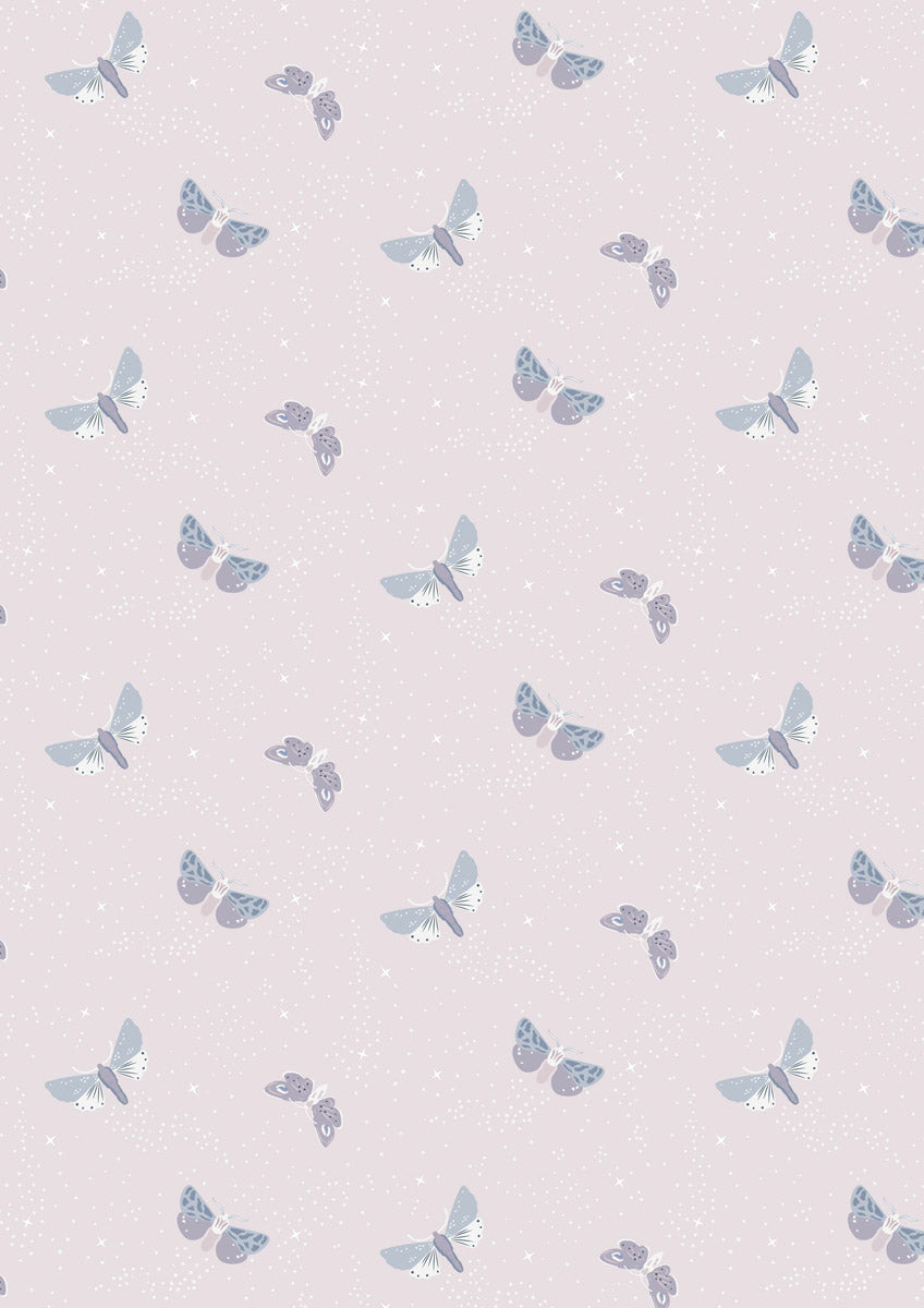 Evenfall Twilight - Light Dusky Pink - Fabrics collection by Cassandra Connolly for Lewis & Irene - Per Length & Fat Quarters