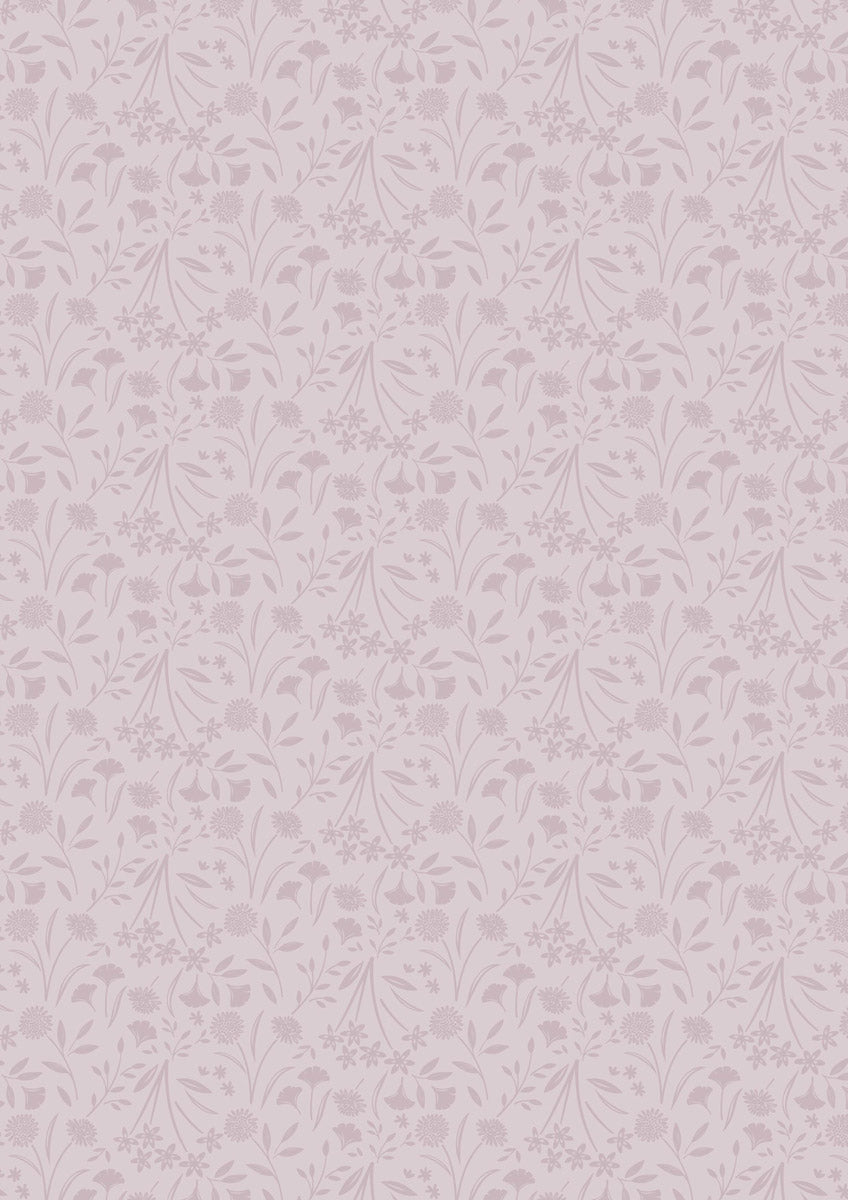 Evenfall Floral Dusk - Dusky Pink - Fabrics collection by Cassandra Connolly for Lewis & Irene - Per Length & Fat Quarters