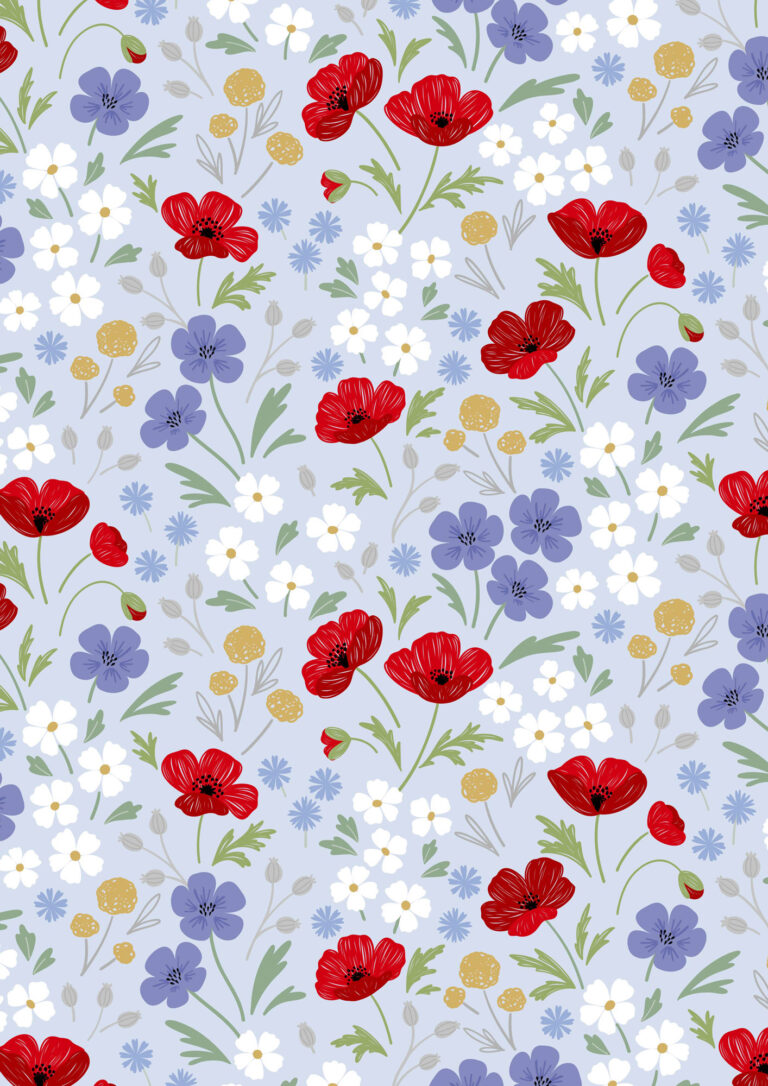 Forever Blooms Quilt Throw 2 designed by Sally Ablett - Lewis & Irene Size 48 x 48"