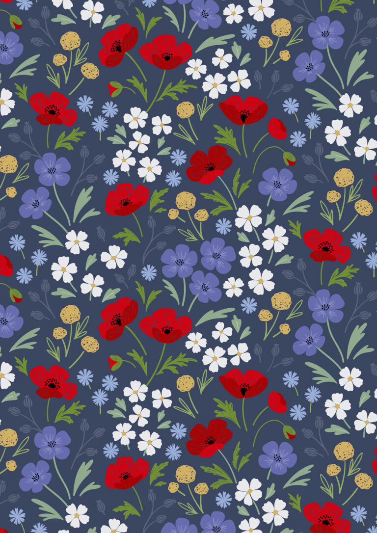 Forever Blooms Quilt Throw 3 designed by Sally Ablett - Lewis & Irene Size 48 x 48"
