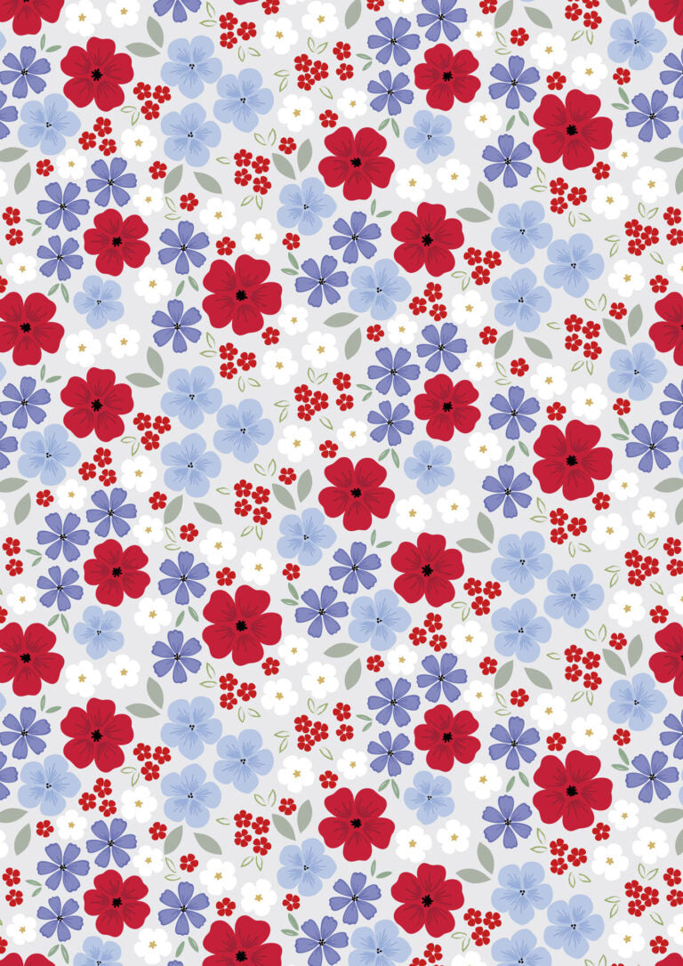 Forever Blooms Quilt Throw 3 designed by Sally Ablett - Lewis & Irene Size 48 x 48"