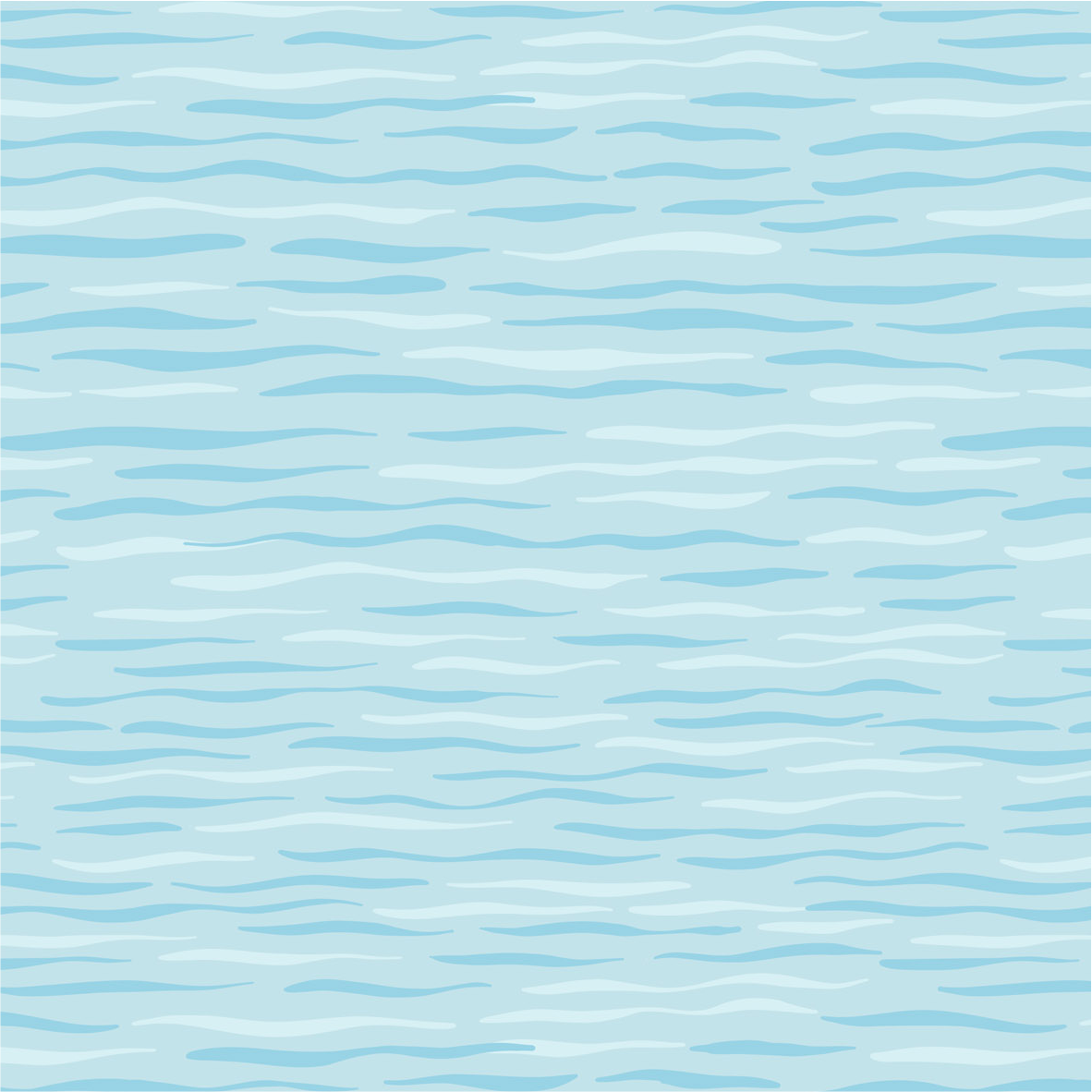 Light Blue Waves Fabrics - Puffin Rock Collection by Lewis & Irene - Available Now