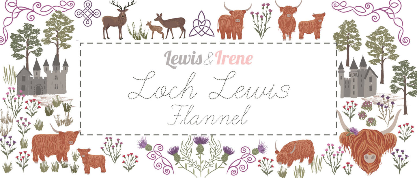 Fat Quarter Bundle Option B - Loch Lewis Flannel by Length & Fat Quarters - by Lewis & Irene