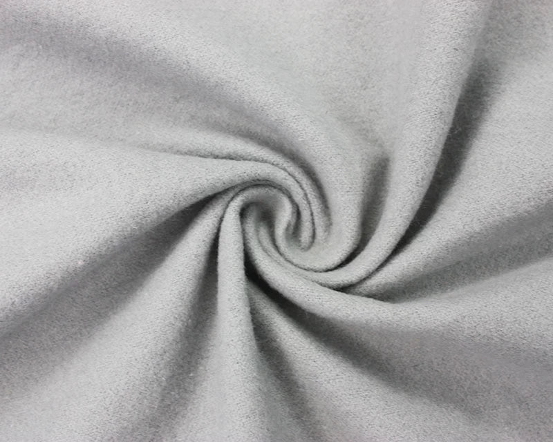 Silver Plain Winceyette / Flannel / Brushed Cotton in Silver colour - 100% Cotton.