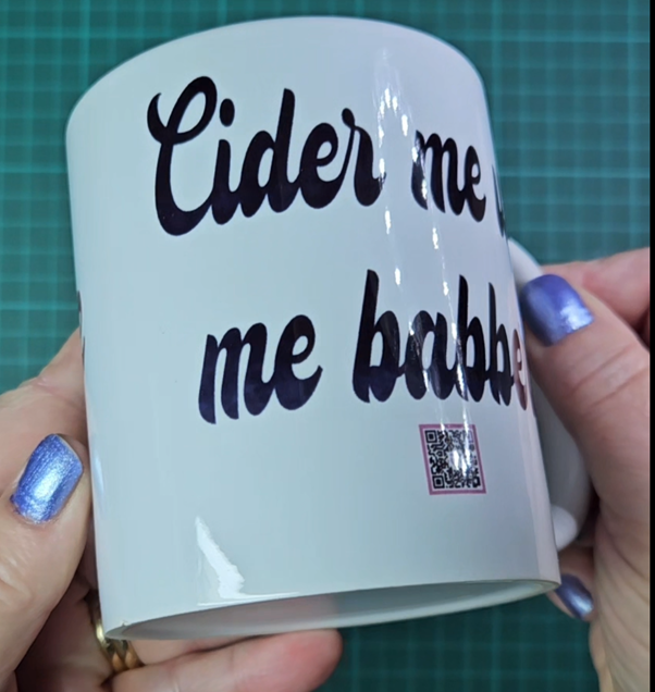 Cider me up me babber. Personalised Mug. Name printed on Mug 11oz ceramic cup for hot & cold drinks
