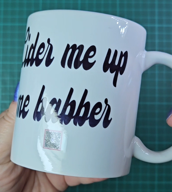 Cider me up me babber. Personalised Mug. Name printed on Mug 11oz ceramic cup for hot & cold drinks