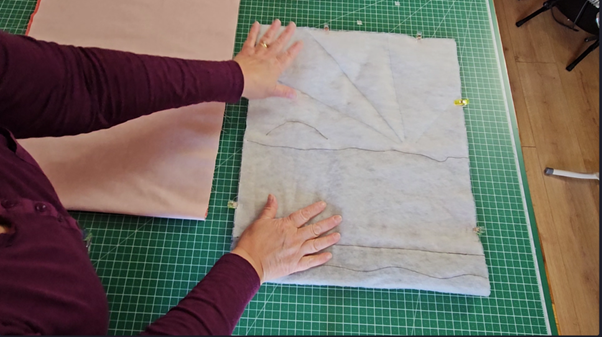 Bag Making Sewing Kit to make a Puffin Rock Bag. Pre-Cuts fabrics and wadding included. Collections by Lewis & Irene.