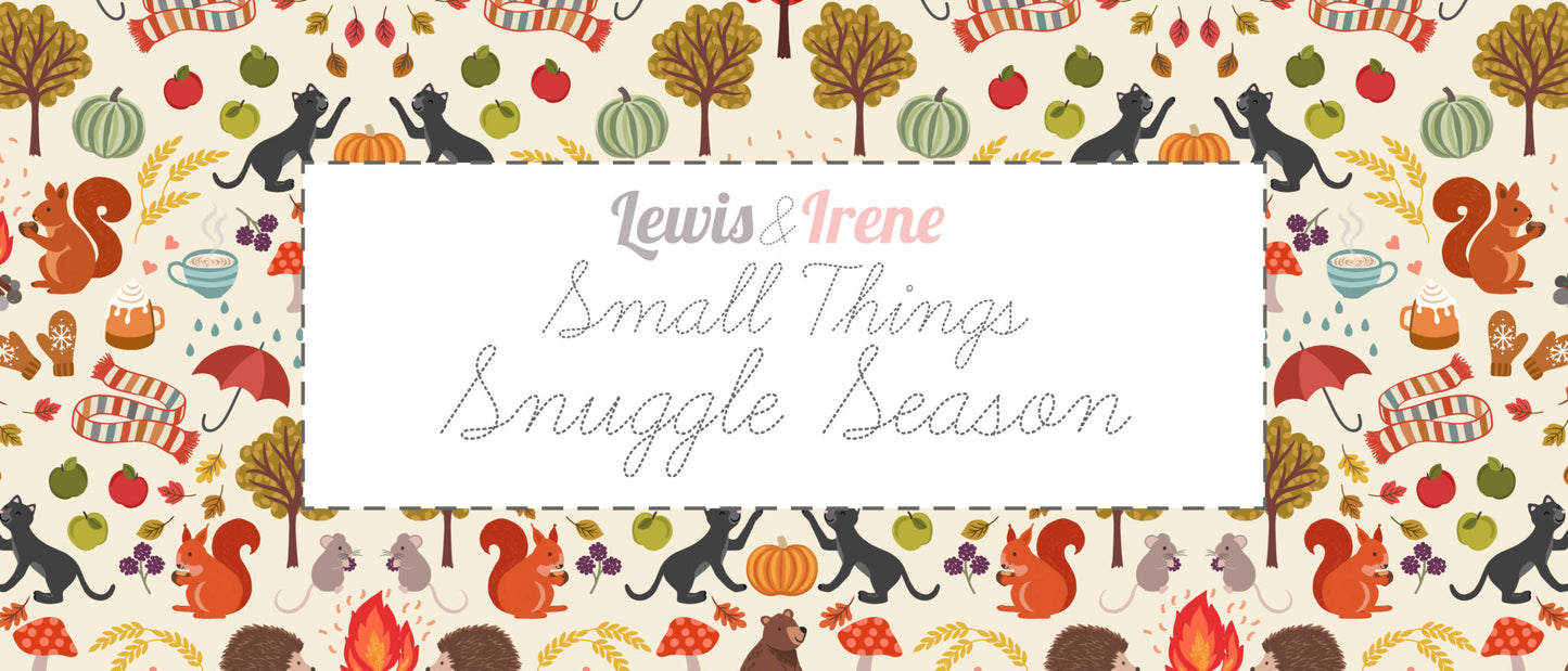 Small Things - Snuggle Season - Fat Quarter Bundles by Lewis & Irene - by Length & Fat Quarters