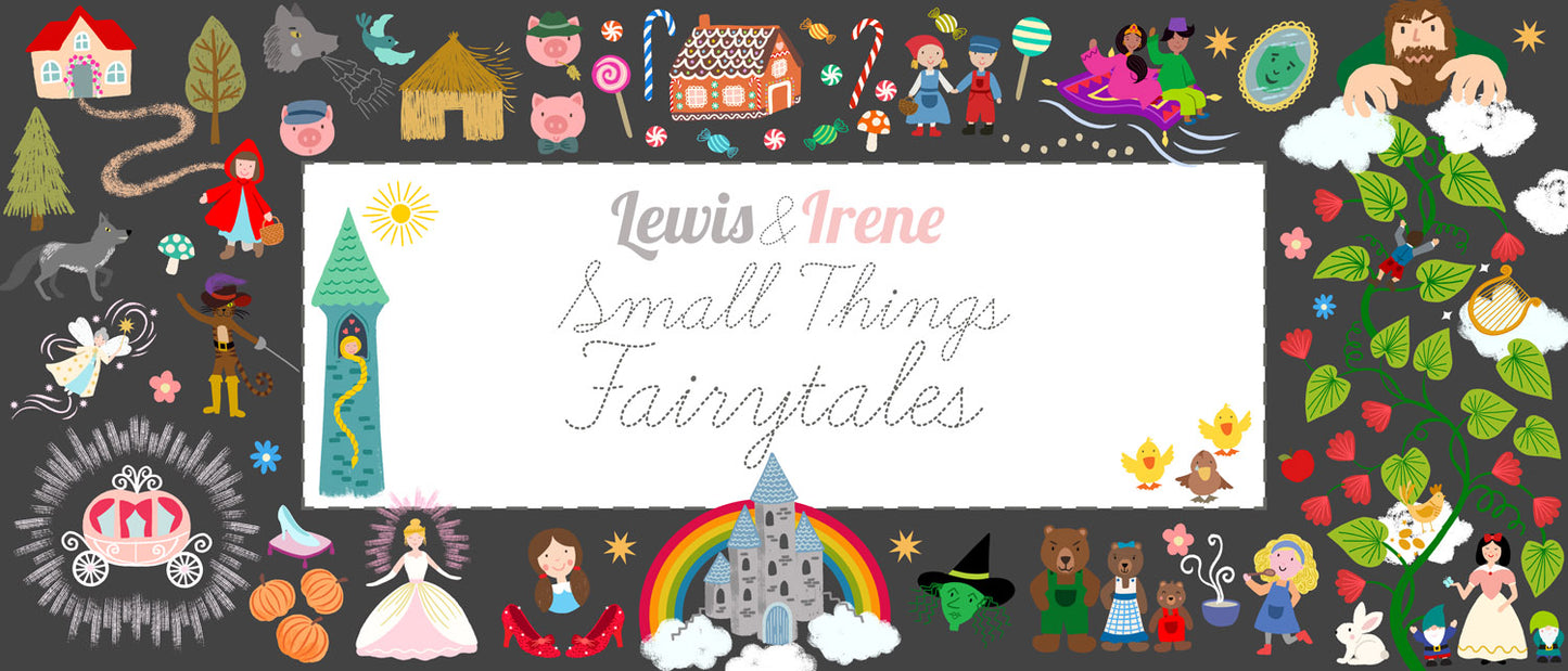 Fairytales - Rapunzel - from Small Things Fabric Collection by Lewis & Irene by Length & Fat