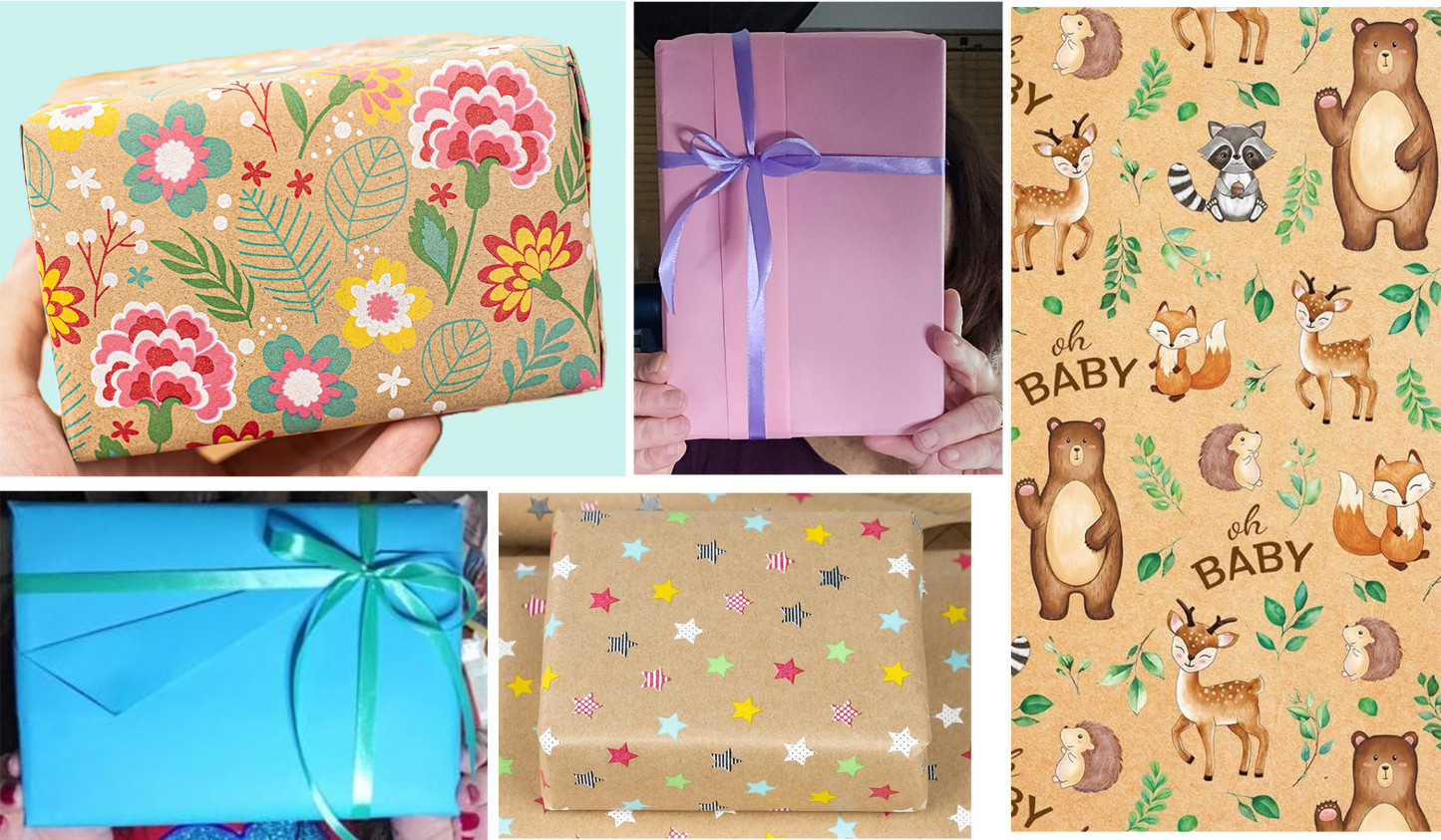 Easter Bunny Gift Box - New-born Burp Cloth made of Double Gauze and Flannel - 100% cotton