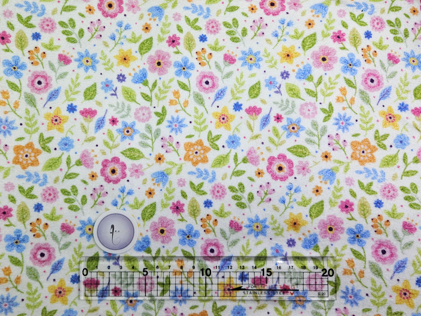 Wild Flowers - Brushed Cotton - Digital Prints by John Louden - Rose & Hubble