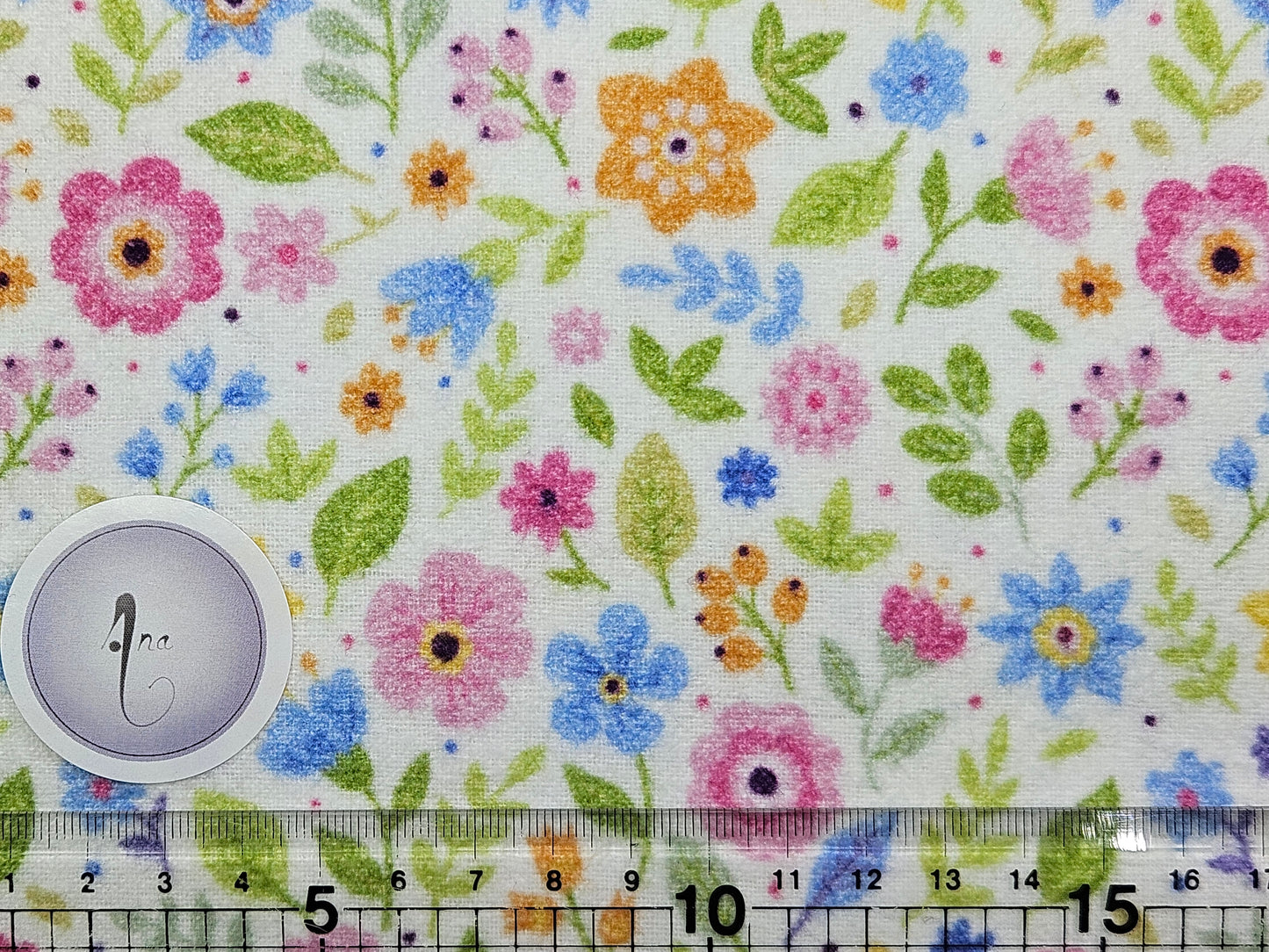 Wild Flowers - Brushed Cotton - Digital Prints by John Louden - Rose & Hubble