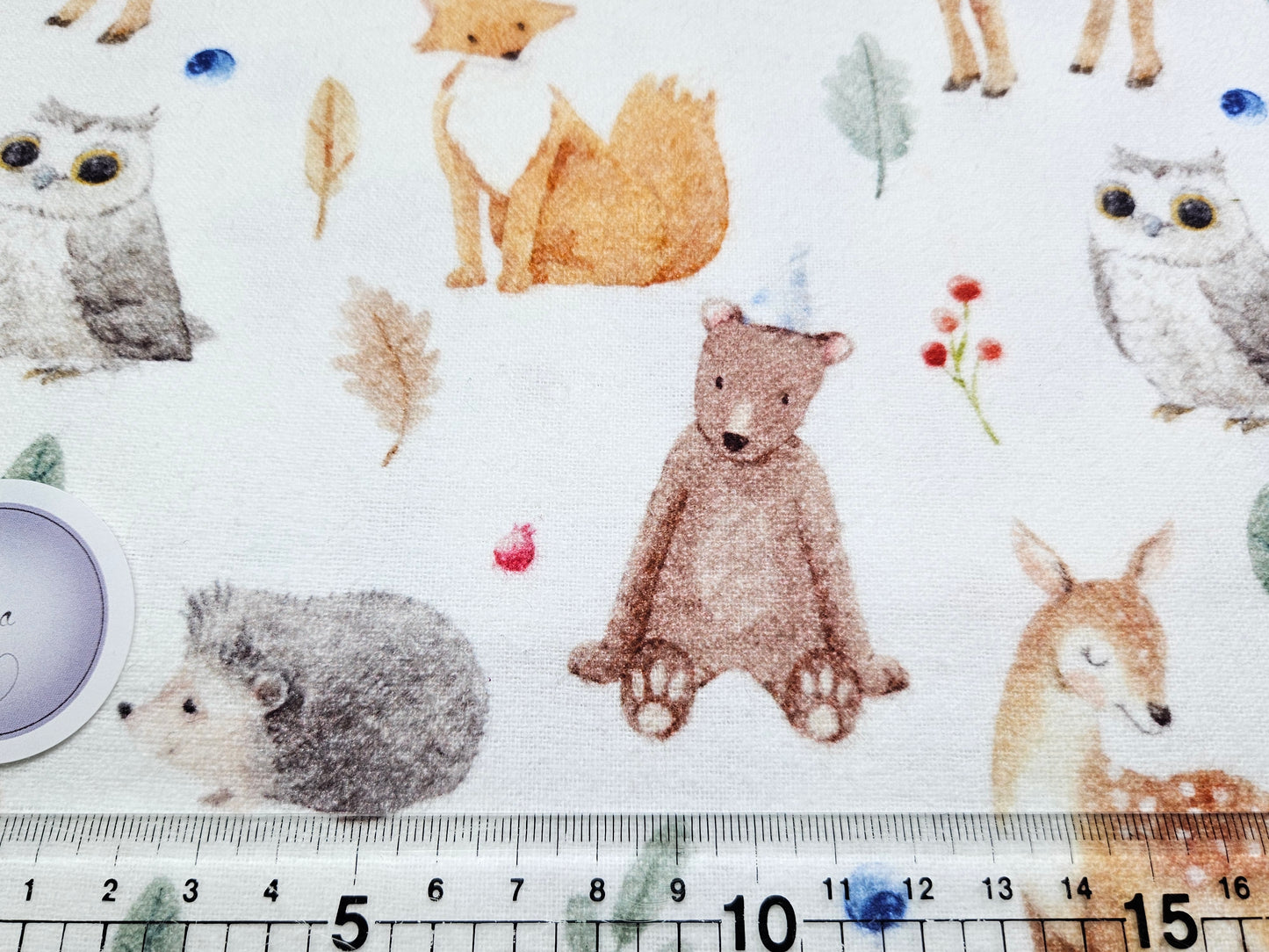 Wild Animals - Brushed Cotton - Digital Prints by John Louden - Rose & Hubble - Priced per 0.25 cm