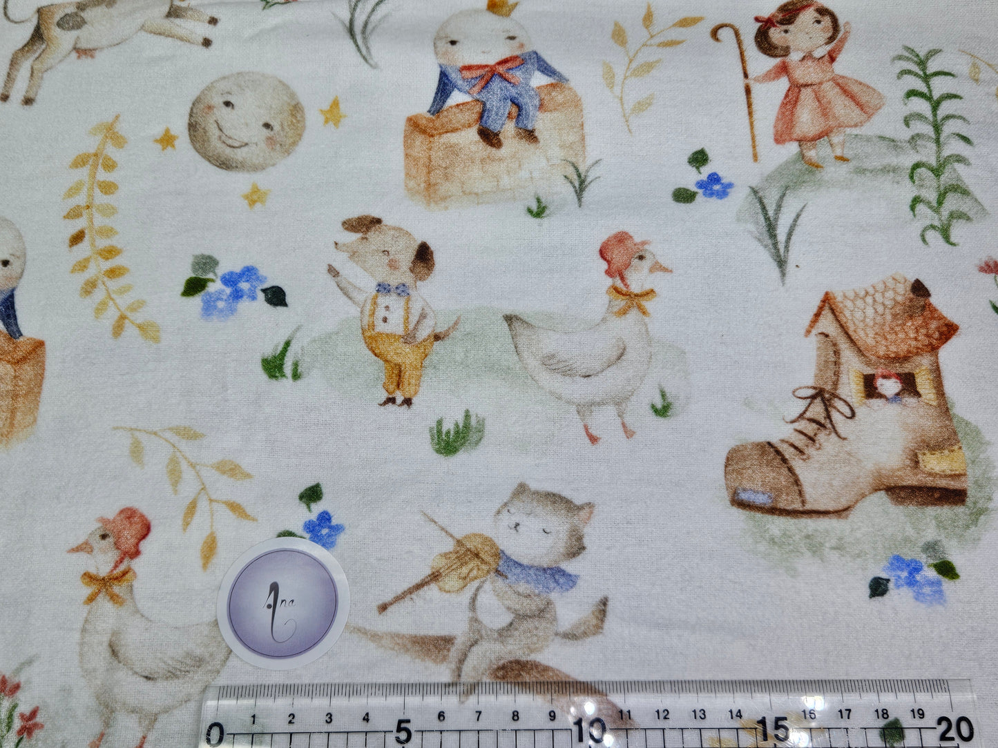 Puss and Friends - Brushed Cotton - Digital Prints by John Louden - Rose & Hubble