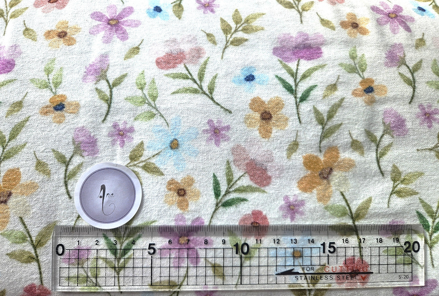 Daisies - Brushed Cotton - Digital Prints by John Louden - Rose & Hubble
