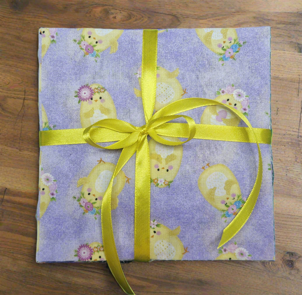 Pre-Cuts Kits for a Blanket / Throw / Quilt. Top quilt or Full Kit.  Chicks and daisies on print fabrics for the baby, toddler, adults, camping.