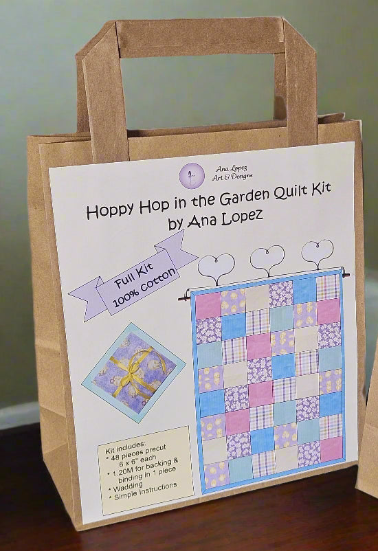 Pre-Cuts Kits for a Blanket / Throw / Quilt. Top quilt or Full Kit.  Chicks and daisies on print fabrics for the baby, toddler, adults, camping.