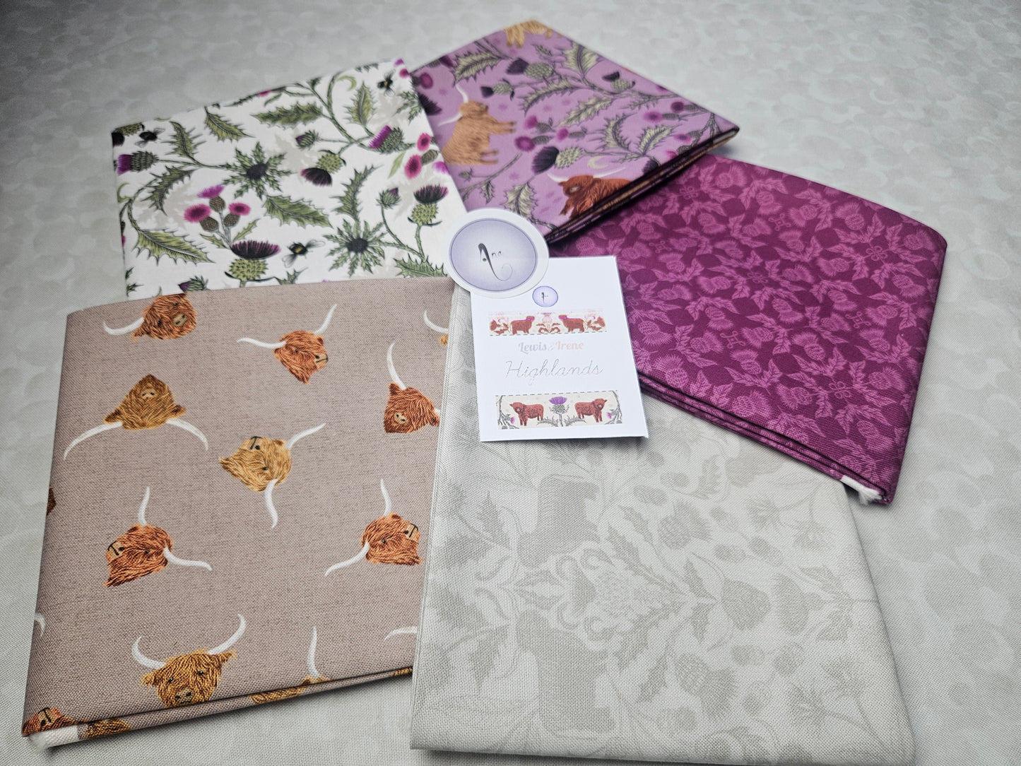 Fat Quarter Bundles & per FQ Unit - Highlands Fabrics Collection by Lewis & Irene
