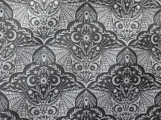 Cast a Spell Grey Floral Bat by Lewis & Irene