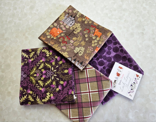 Fat Quarter Bundle Option C - Loch Lewis Flannel by Length & Fat Quarters - by Lewis & Irene