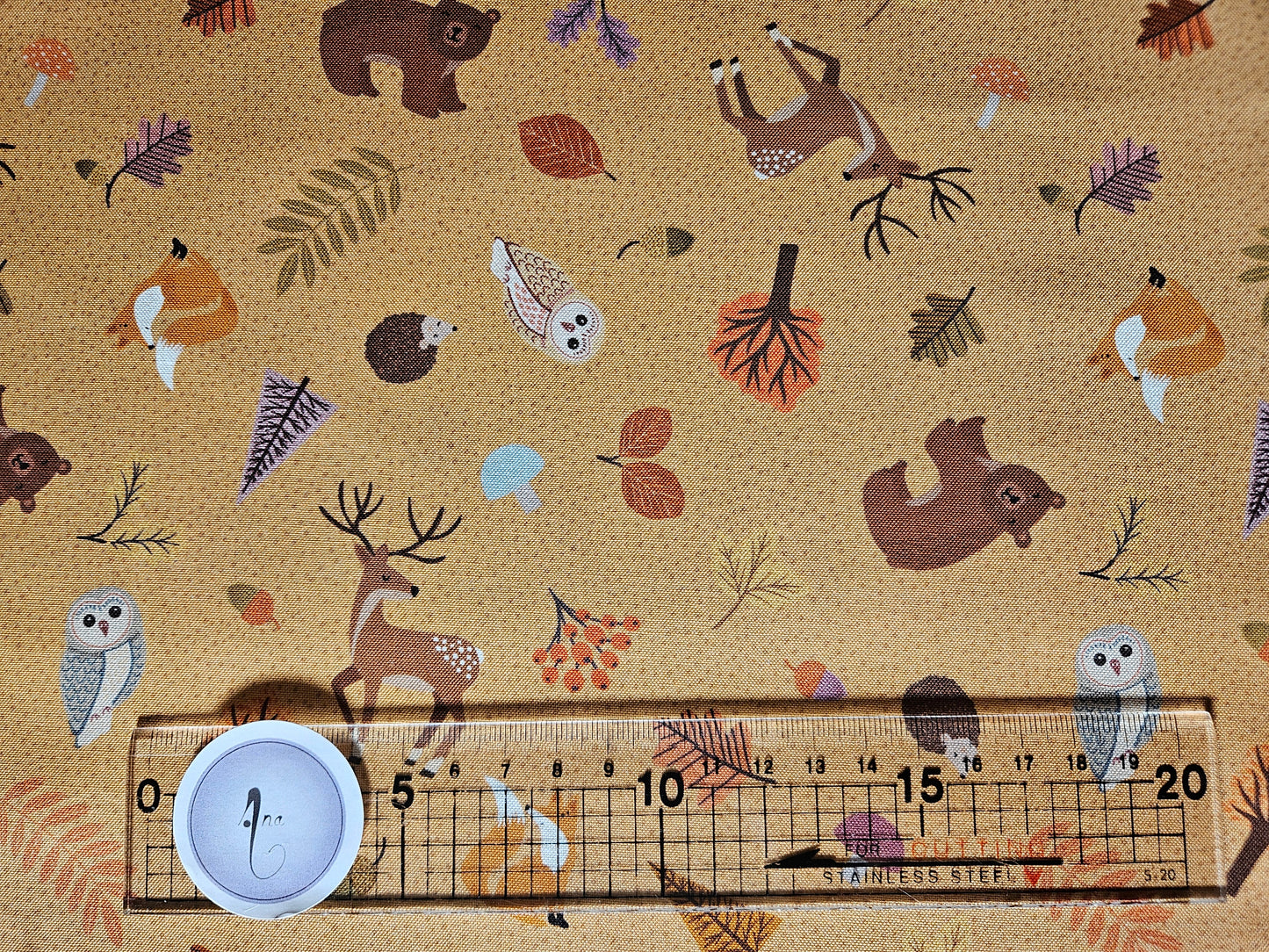 Creatures on Amber by Lewis & Irene - by Length & Fat Quarters