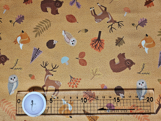 Creatures on Amber by Lewis & Irene - by Length & Fat Quarters