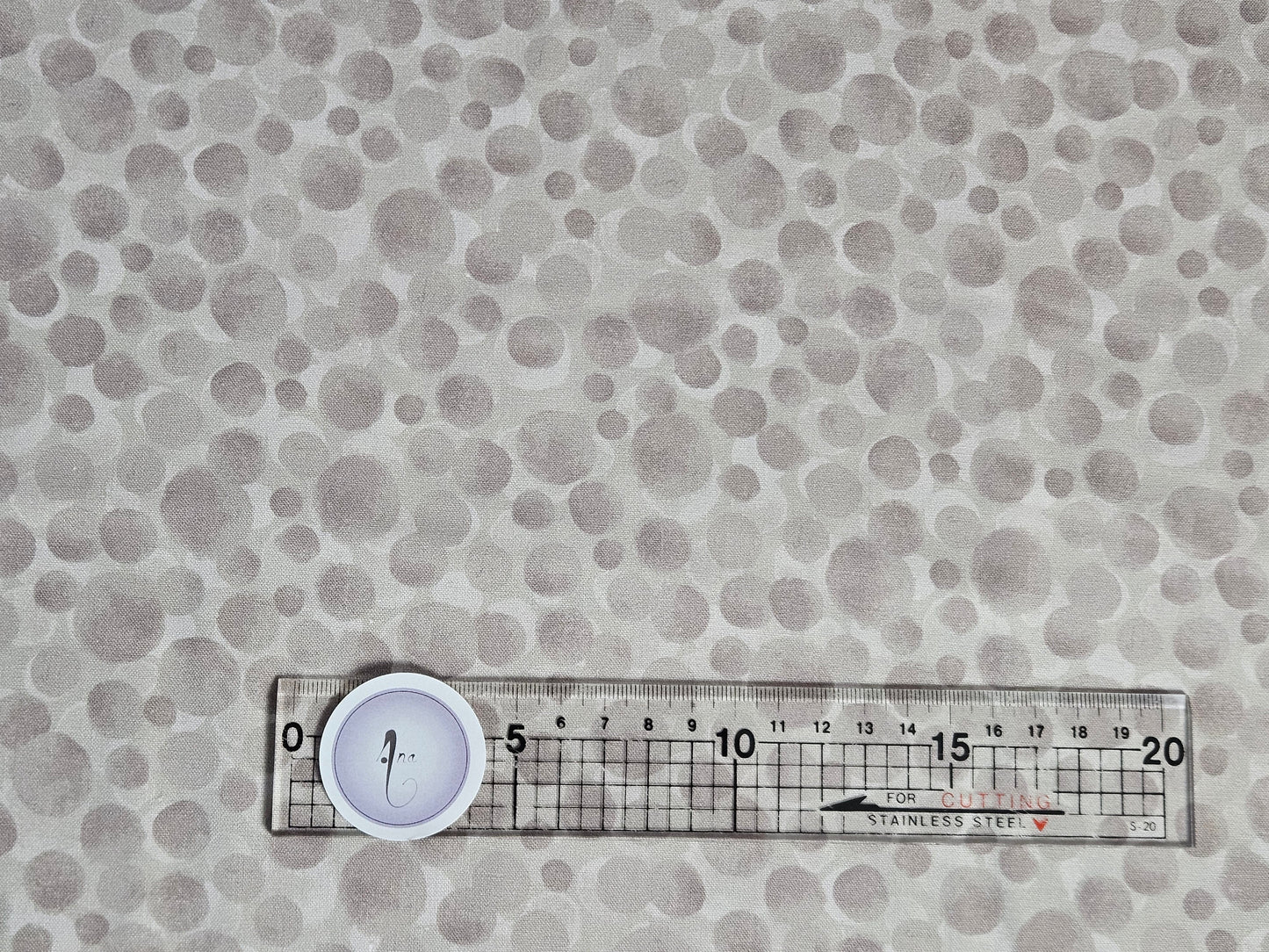 Extra Wide Width Backing for Quilts 108" 274 cm - Latte Bumbleberries Fabric Collection by Lewis & Irene