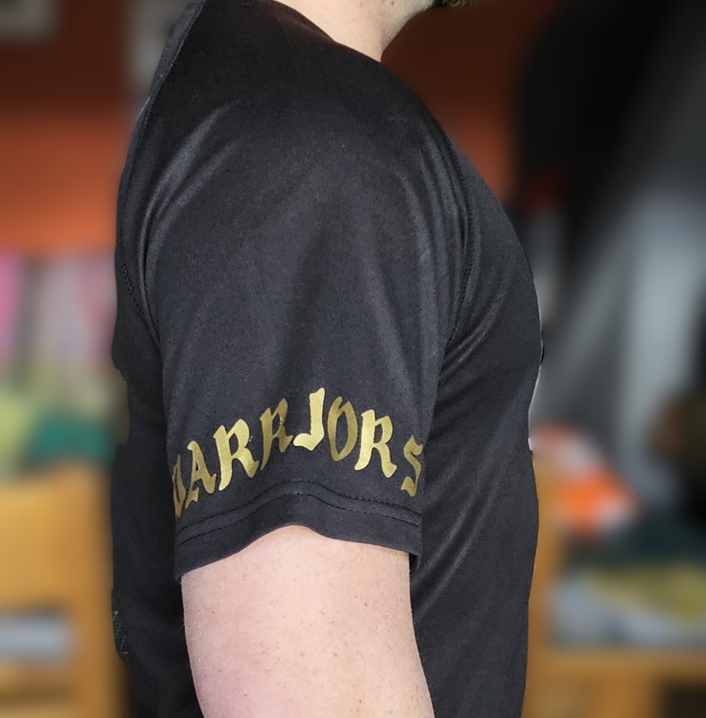 Samurai Warriors Graphic on Black T-Shirt. High quality Sport Aircool Tees