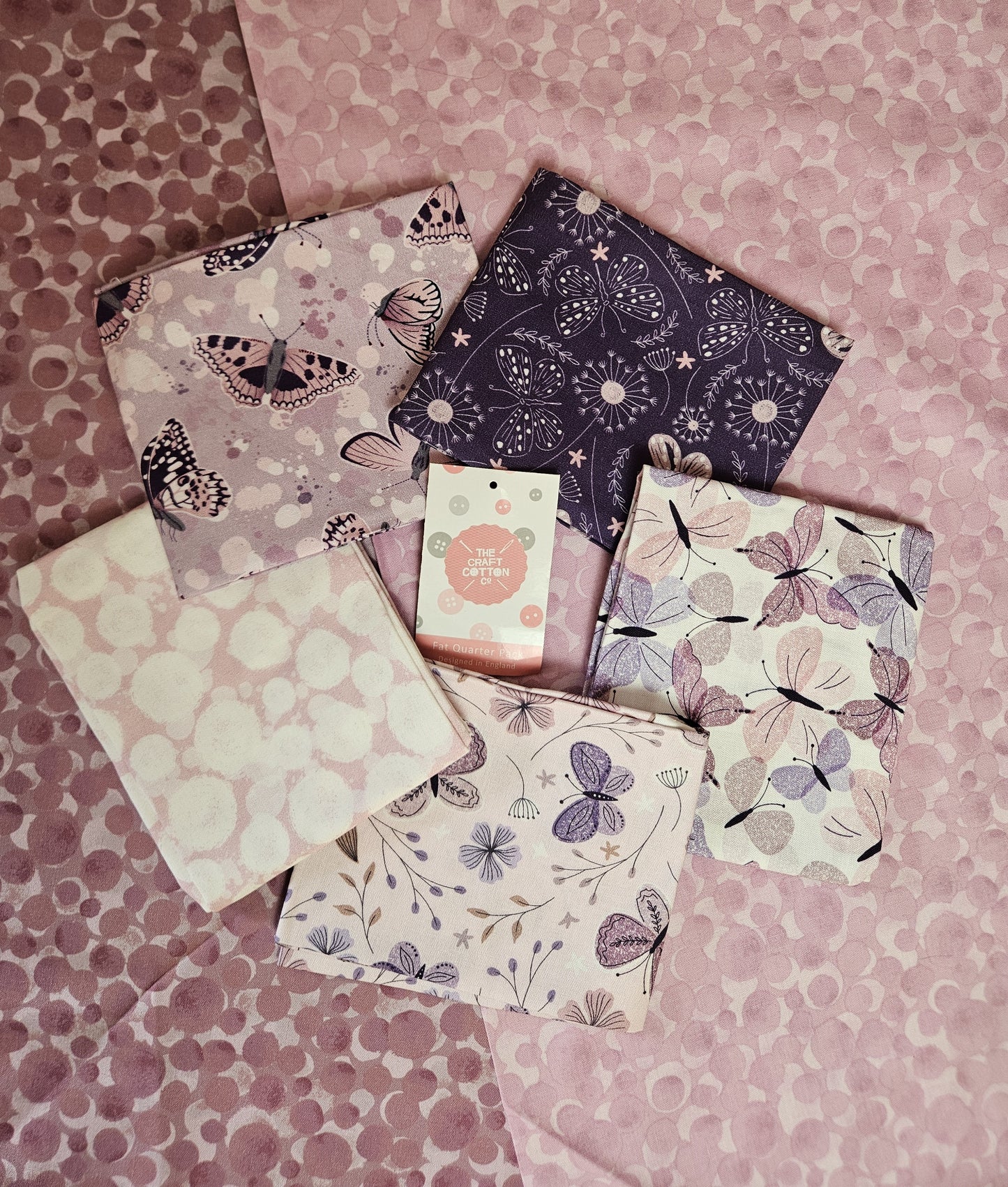 Moonlit Flutter - Bundle of 5 Fat Quarters by The Craft Cotton Co – Cotton Prints