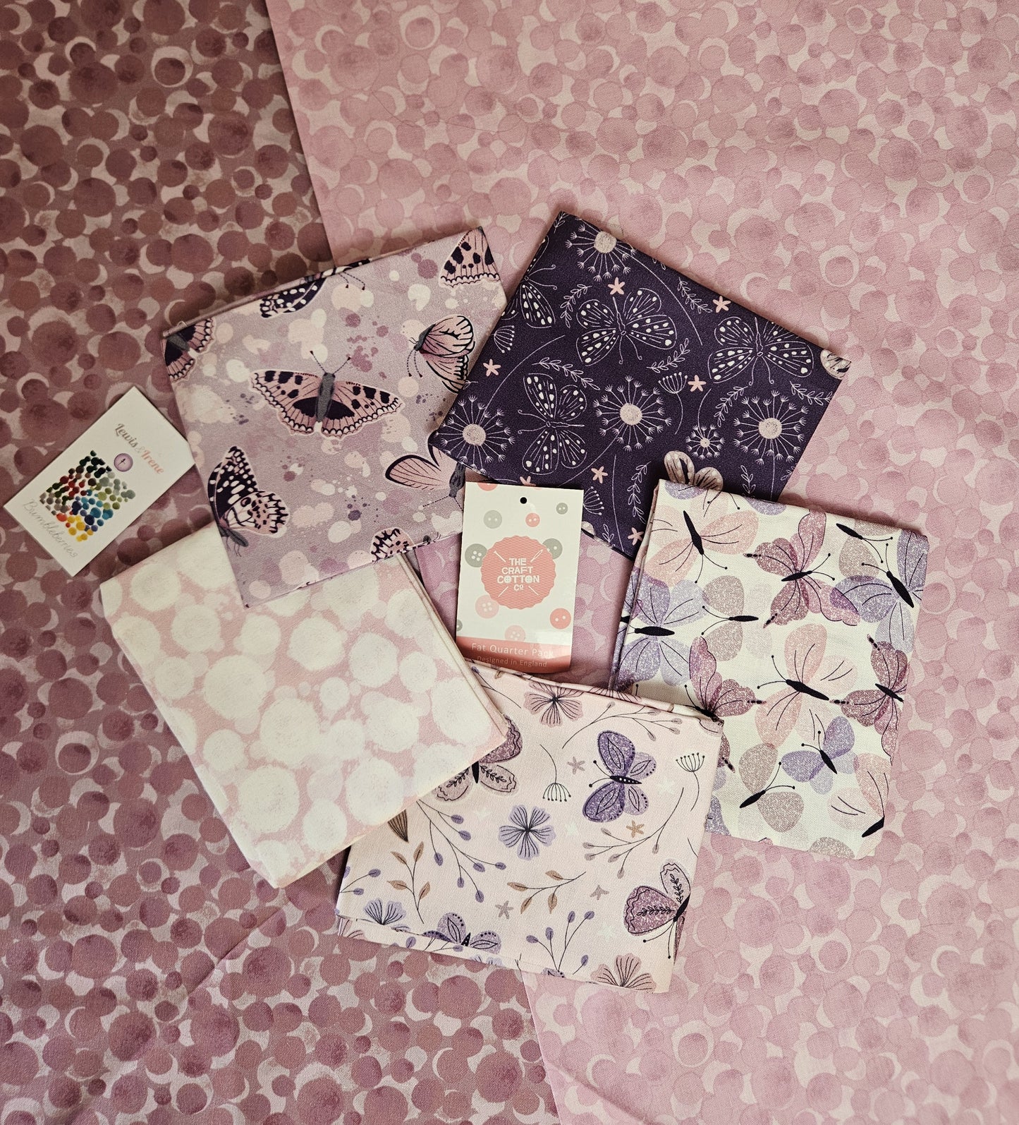 Moonlit Flutter - Bundle of 5 Fat Quarters by The Craft Cotton Co – Cotton Prints