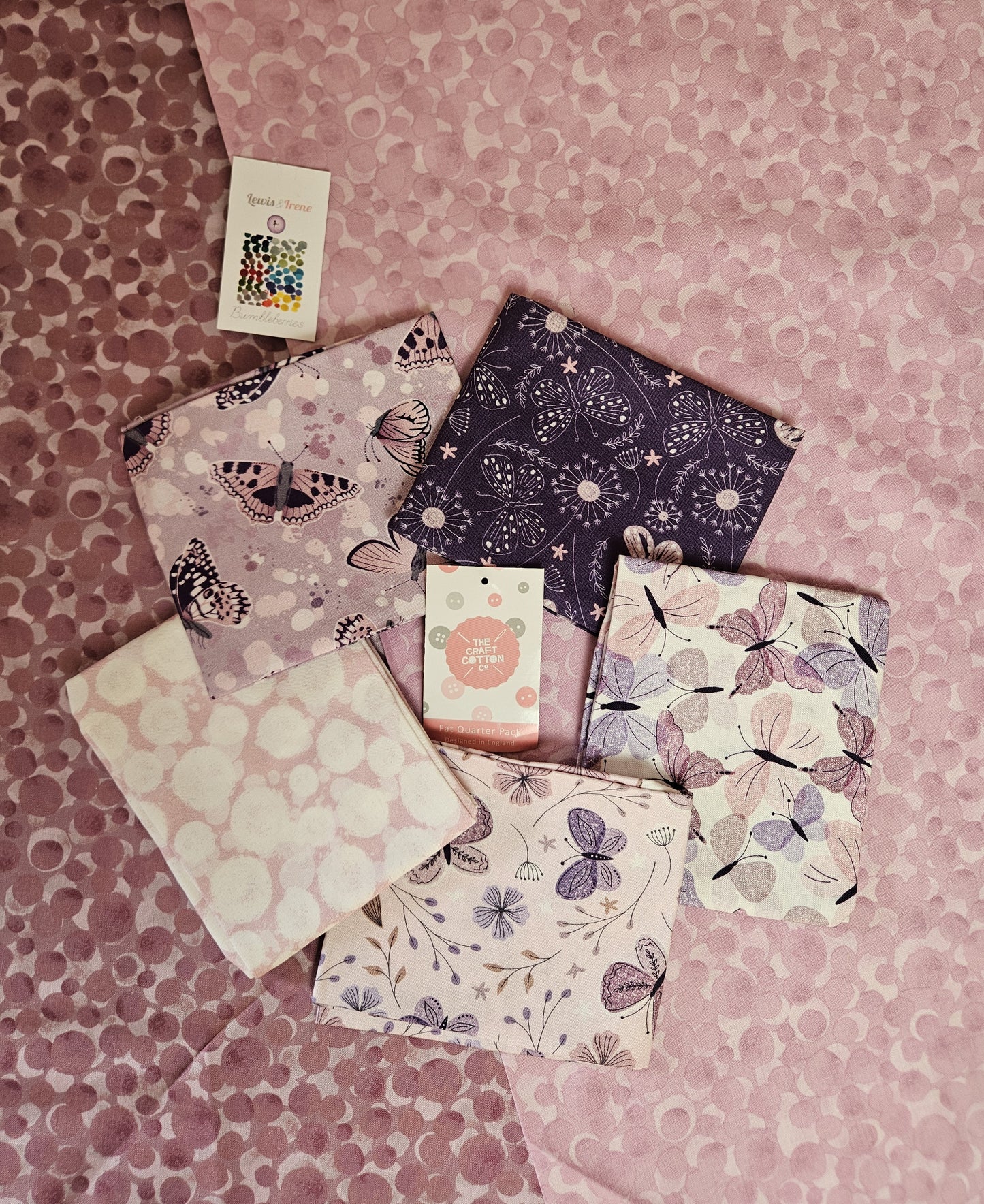Moonlit Flutter - Bundle of 5 Fat Quarters by The Craft Cotton Co – Cotton Prints