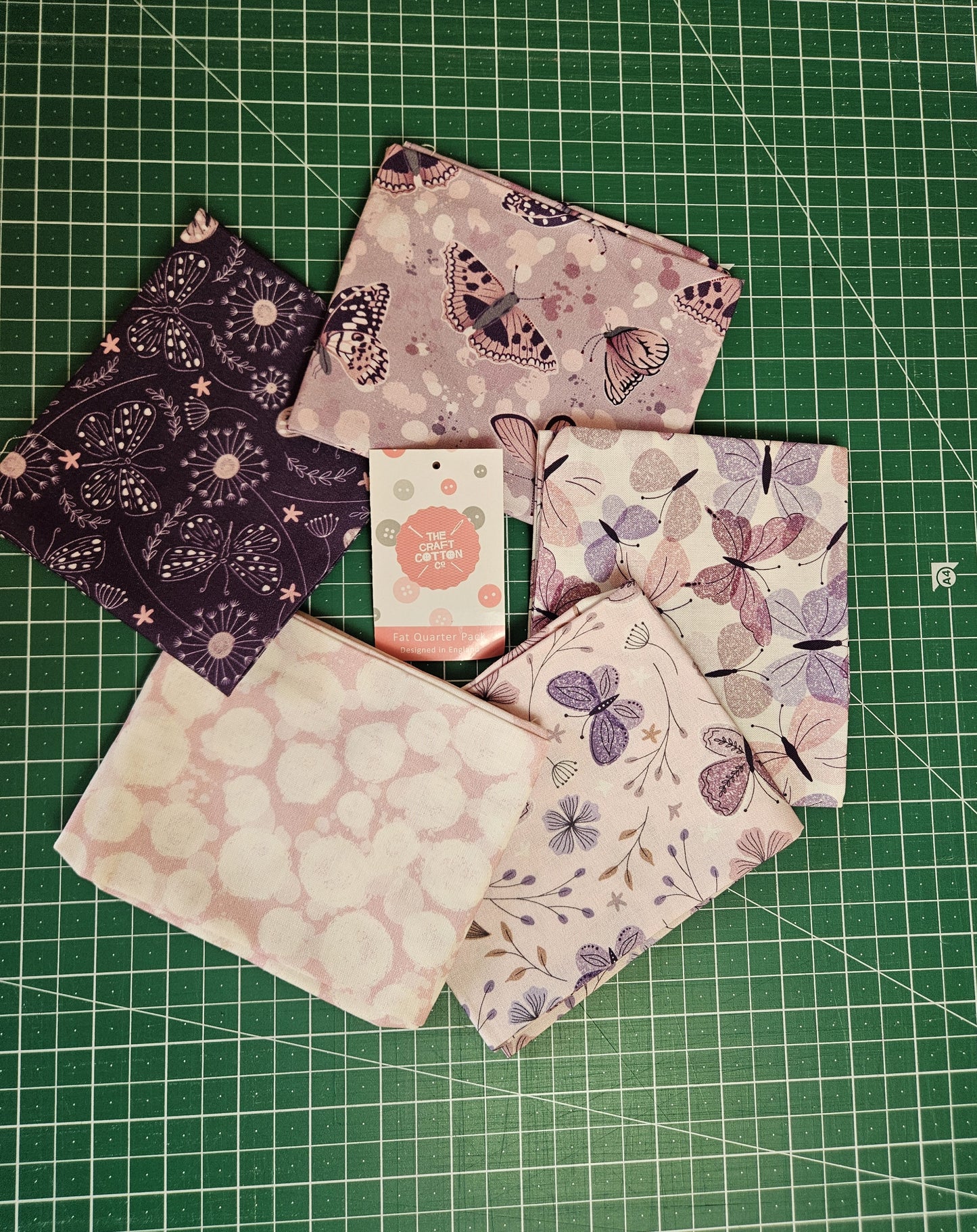 Moonlit Flutter - Bundle of 5 Fat Quarters by The Craft Cotton Co – Cotton Prints