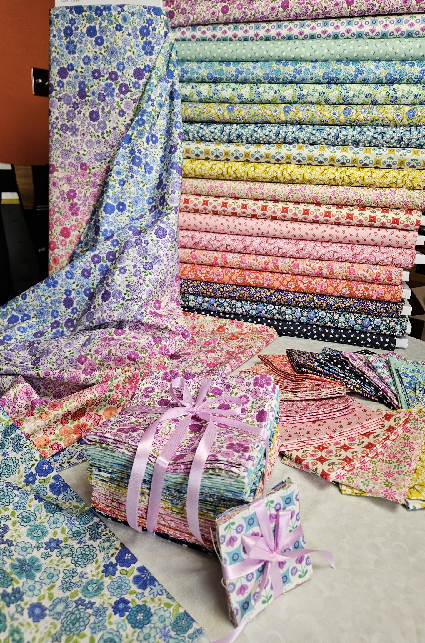 Fat Quarter Bundle - Boho Blooms by Lewis & Irene