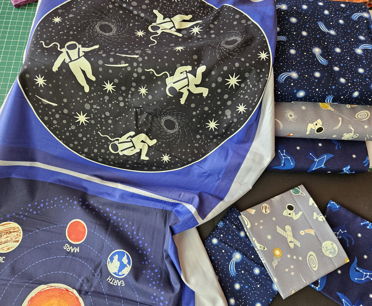 Space Glow fabric by Lewis & Irene