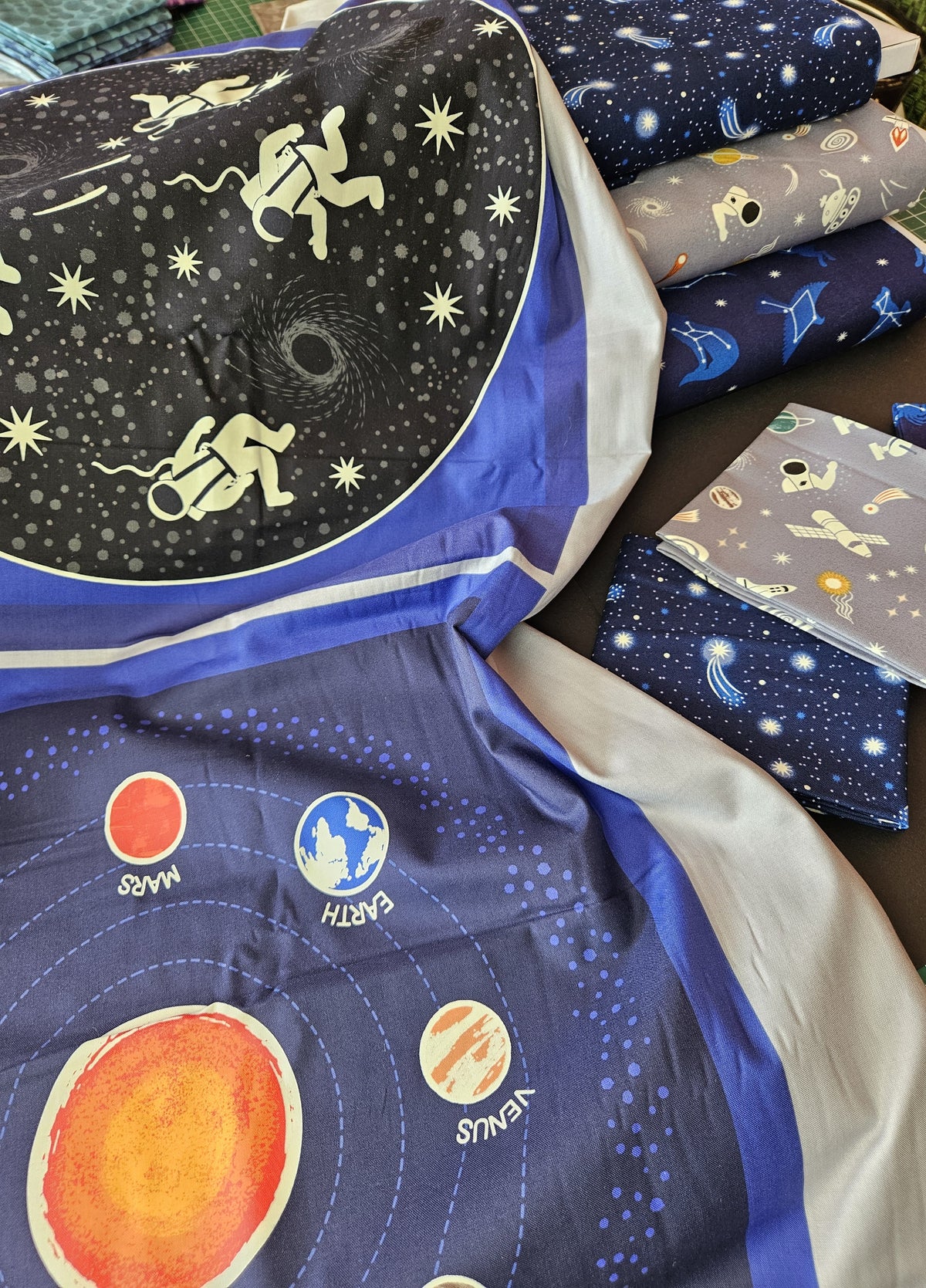 Space Glow fabric by Lewis & Irene
