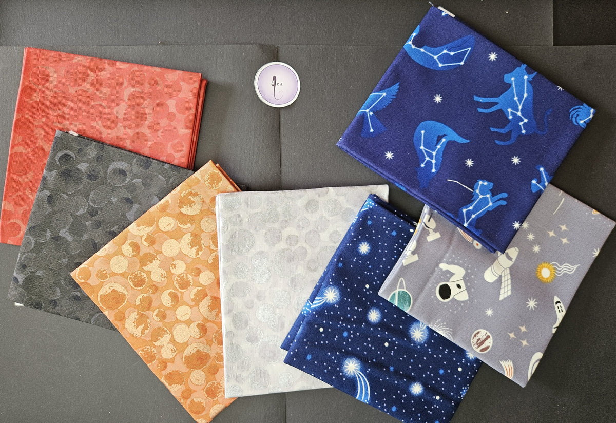 Space Glow fabric by Lewis & Irene