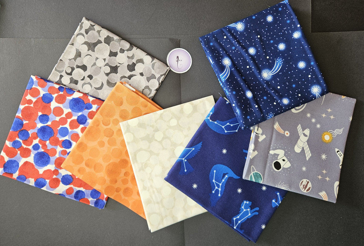 Space Glow fabric by Lewis & Irene