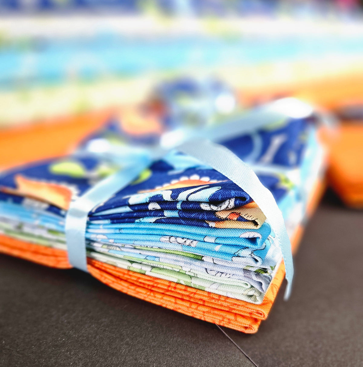 Little Dinosaurs fabric collection designed by Susan Wheeler