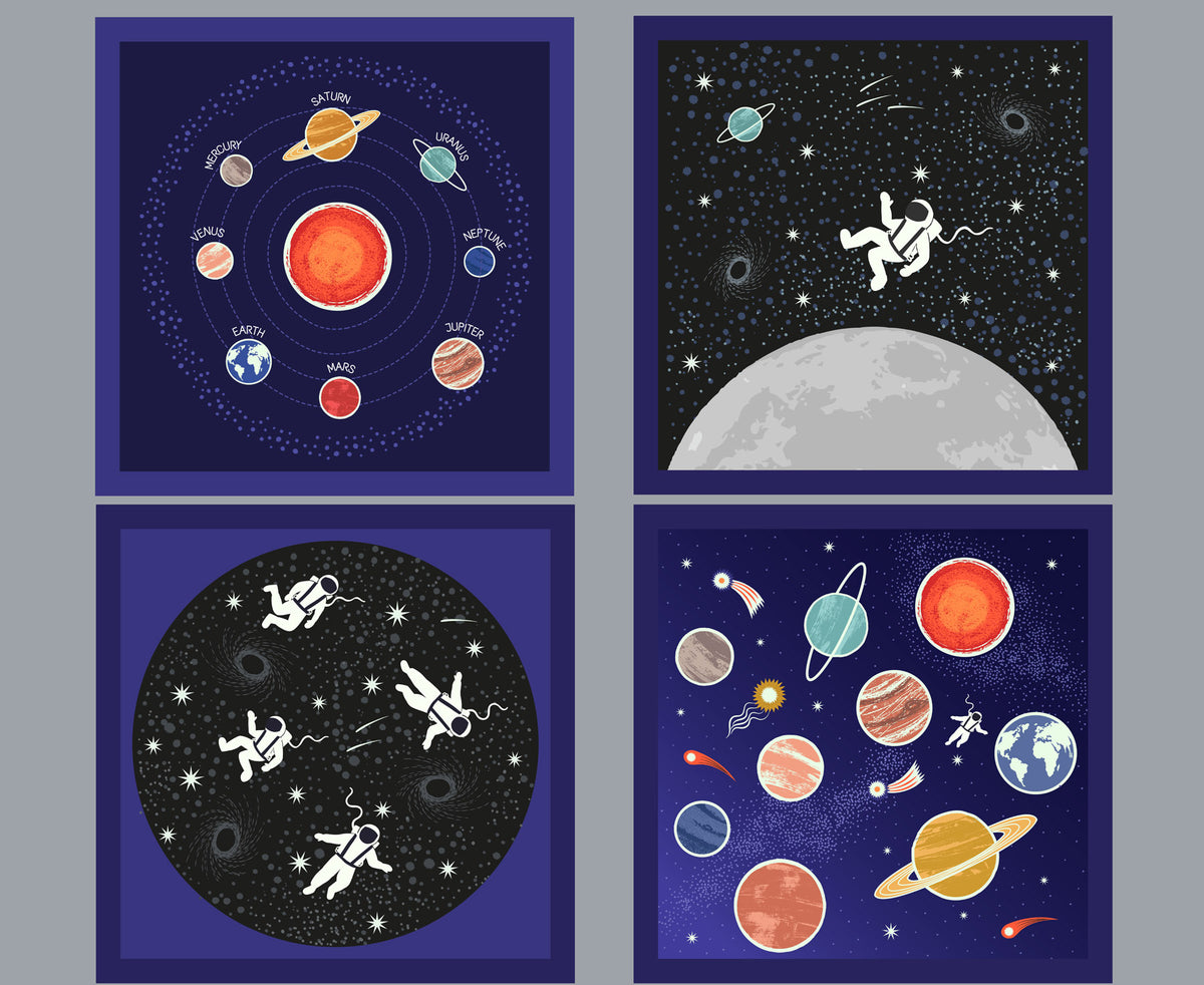 Space Glow fabric by Lewis & Irene