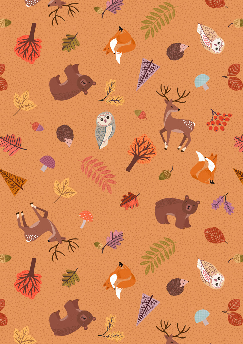 Creatures on Amber by Lewis & Irene - by Length & Fat Quarters